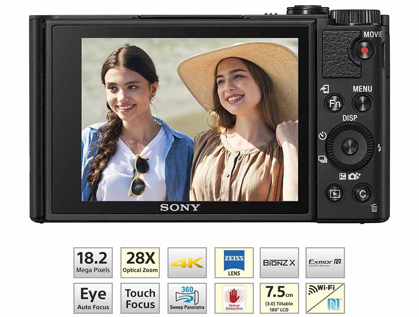Jual Sony DSC-WX800 Cyber-shot Digital Camera Black Harga Murah dan Spesifikasi