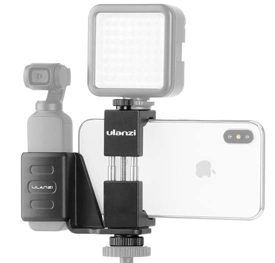 Jual Ulanzi OP-1 Osmo Pocket Clip with Phone Clip Harga Murah dan Spesifikasi